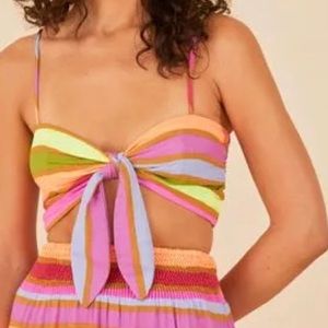 Farm Rio cropped top